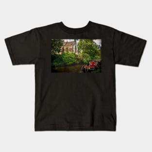 Church By The Oxford Canal Kids T-Shirt